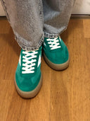 Sneakers Edouard Marcel verdi in pelle e tessuto