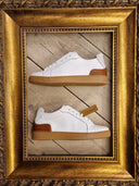 Sneakers Patricia Castanà bianche in pelle sfoderata