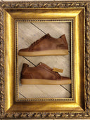 Sneakers Patricia Castanà color cuoio in pelle sfoderata