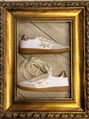 Sneakers Edouard Marcel in pelle bianche e platino