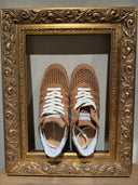 Sneakers in pelle cuoio traforate Edouard Marcel
