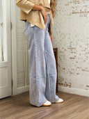 Jeans palazzo La Mode Illustrée glitter elasticizzati
