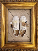 Sneakers Edouard Marcel in pelle bianche con accessori