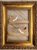 Sneakers Edouard Marcel in pelle cuoio con fondo platform