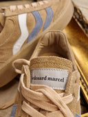 Sneakers Edouard Marcel in pelle cuoio con fondo platform