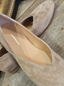 Ballerina Edouard Marcel in pelle scamosciata beige