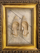 Slingback intrecciate burro La Mode Illustrée