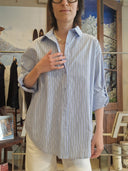 Camicia over a righe Edouard Marcel