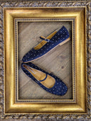 Ballerina in pelle scamosciata blu Patricia Castanà
