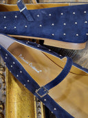 Ballerina in pelle scamosciata blu Patricia Castanà