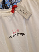 T-shirt ricamo KISS La Mode Illustrée