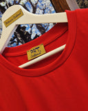 T-shirt rossa con spacchetti Pat.Castanà