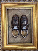 Sneakers in pelle marrone effetto vintage Edouard Marcel