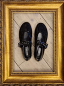 Ballerina in pelle con cinturino Patricia Castanà