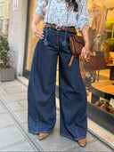 Denim palazzo-barrel Tensione In