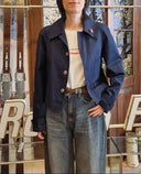 Mini trench blu navy Alta Tensione
