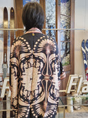 Kimono in seta e cotone fantasia Pahiesa