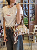 Mini bag in pelle canna di fucile Patricia Castanà