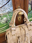 Mini bag in pelle sabbia Patricia Castanà