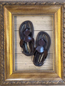 Sandalo infradito in pelle marrone Edouard Marcel