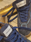 Sneakers platform in pelle blu Edouard Marcel
