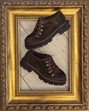 Scarpa allacciata in pelle marrone Castanà