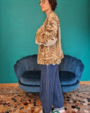 Giacca kimono suzani verde La Mode Illustrée