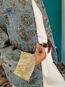 Giacca in denim ricamato Edouard Marcel