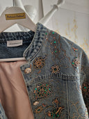 Giacca in denim ricamato Edouard Marcel