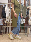 Sneakers Satorisan Chacrona Linen Cloudy Green