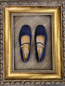 Ballerina in pelle scamosciata blu Patricia Castanà