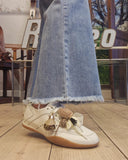 Sneakers Edouard Marcel in pelle bianche con accessori