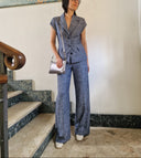 Gilet in viscosa/lino Motel