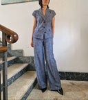 Gilet in viscosa/lino Motel